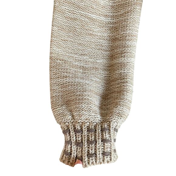 jh Collectibles Cardigan Tan Pastel Button Front Shawl Collar LG Trendy Preppy - Picture 2 of 8